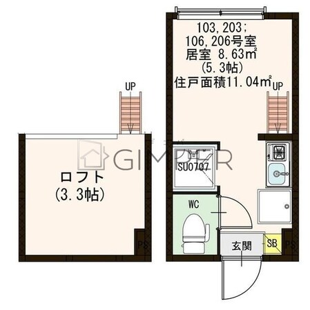 タンタンズハウスの物件間取画像